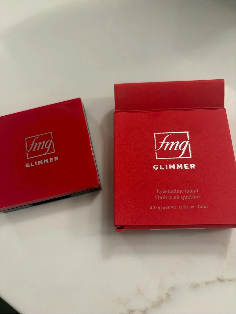Glimmer Eyeshadow Quad — Vibrant Red Palette